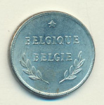 Бельгия 2 франка, 1944 (2 франка. Бельгия 1944)
