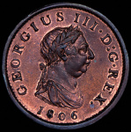 Великобритания 1 пенни, 1806 (1 пенни 1806 (Великобритания))