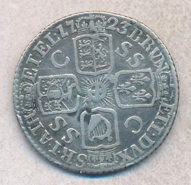 Великобритания 6 пенсов, 1723 (6 пенсов. Великобритания 1723)