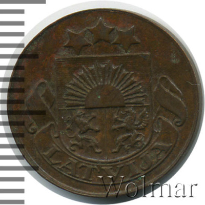 Латвия 1 сантим, 1935 (1 сантим. Латвия 1935г. Br.)