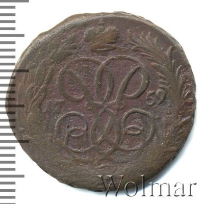 1 копейка 1759 г. Елизавета I. (1 копейка 1759г. Cu.)
