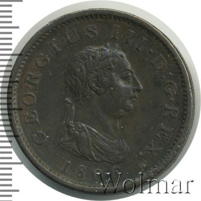 Великобритания 1 пенни, 1806 (1 пенни. Великобритания 1806г. Cu.)