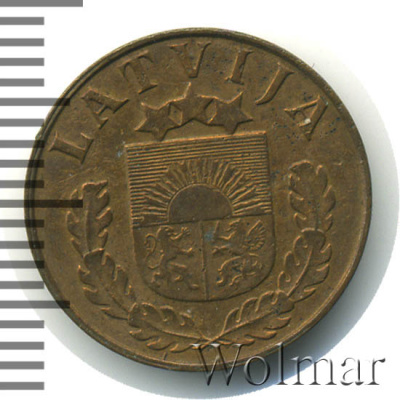 Латвия 1 сантим, 1937 (1 сантим. Латвия 1937г. Br.)