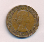 Ирландия ½ пенни, 1964 (1/2 пенни. Ирландия 1964)