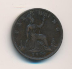 Великобритания 1 фартинг, 1879 (Фартинг. Великобритания 1879)