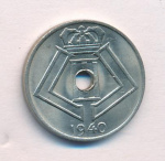 Бельгия 5 сантимов, 1940 (5 сантимов. Бельгия 1940)