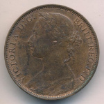 Великобритания 1 пенни, 1881 (1 пенни. Великобритания. 1881)