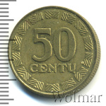 Литва 50 центов, 1997 (50 центов. Литва 1997г. Lt.)