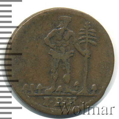 Бавария 1 пфенниг, 1759 (1 пфеннинг. Германия. Брауншвейг-Люнебург 1759г. Cu.)