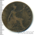 Великобритания 1 пенни, 1901 (1 пенни. Великобритания 1901г. Br.)