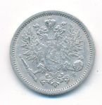 50 пенни 1891 г. L. Для Финляндии (Александр III). (50 пенни. 1891)