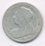 Великобритания 6 пенсов, 1895 (6 пенсов. Великобритания. 1895)