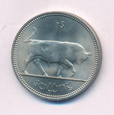 Ирландия 1 шиллинг, 1966 (1 шиллинг. Ирландия 1966)