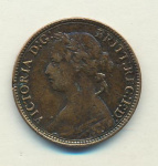 Великобритания 1 фартинг, 1874 (Фартинг. Великобритания 1874)