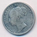 Великобритания 1 шиллинг, 1883 (1 шиллинг Великобритания 1883)