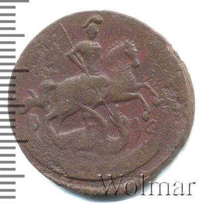 1 копейка 1759 г. Елизавета I. (1 копейка 1759г. Cu.)