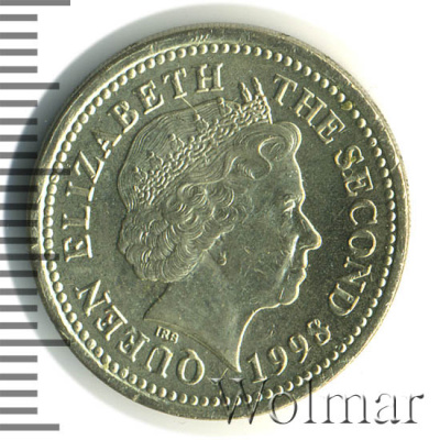 Джерси 1 фунт, 1998 (1 фунт. Джерси 1998г. Lt.)