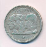 Бельгия 100 франков, 1951 (100 франков. Бельгия 1951)
