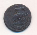 Денга 1757 г. Елизавета I. Тиражная монета (Денга. 1757)