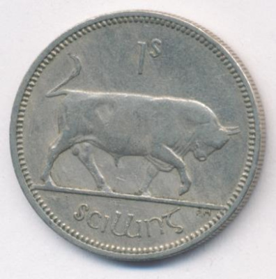 Ирландия 1 шиллинг, 1968 (1 шиллинг Ирландия 1968)