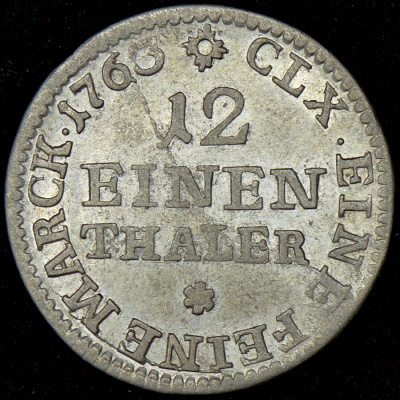 Саксония 1/12 талера, 1763 (1/12 талера 1763 (Саксония))