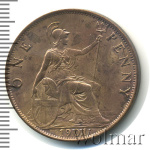 Великобритания 1 пенни, 1901 (1 пенни. Великобритания 1901г. Br.)