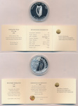 Ирландия 10 евро, 2006 (10 евро. Ирландия. 100 лет со дня рождения Сэмюэля Беккета. Коробка, сертификат. 2006)
