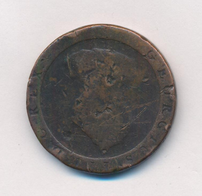 Великобритания 1 пенни, 1797 (1 пенни Великобритания. 1797)