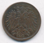 Австрия 1 геллер, 1894 (1 геллер. Австрия 1894)