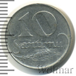 Латвия 10 сантимов, 1922 (10 сантимов. Латвия 1922г. Ni.)