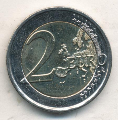 Бельгия 2 евро, 2011 (2 евро. Бельгия. Международный женский день. 2011)