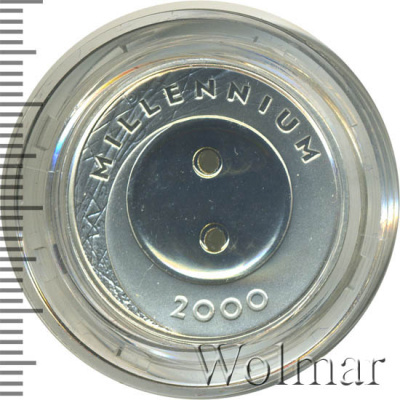 Латвия 1 лат, 1999 (1 лат. Латвия 1999г. Ag.)