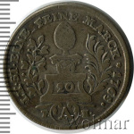 Бавария 20 крейцеров, 1765 (20 крейцеров. Германия. Аугсбург 1765г. Ag.)