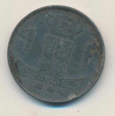 Бельгия 1 франк, 1944 (1 франк. Бельгия 1944)