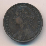 Великобритания 1 пенни, 1877 (1 пенни. Великобритания. 1877)