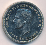 Великобритания 5 шиллингов, 1951 (5 шиллингов. Великобритания. Британский фестиваль. 1951)