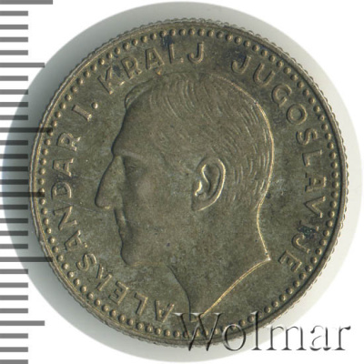 Югославия 10 динаров, 1931 (10 динаров. Югославия 1931г. Ag.)