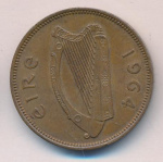 Ирландия ½ пенни, 1964 (1/2 пенни. Ирландия 1964)