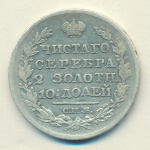 Полтина 1820 г. СПБ ПД. Александр I (Полтина 1820)
