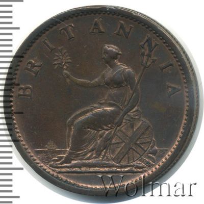 Великобритания 1 пенни, 1806 (1 пенни. Великобритания 1806г. Cu.)
