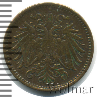 Австрия 1 геллер, 1894 (1 геллер. Австрия 1894г. Cu.)