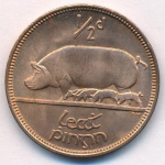 Ирландия ½ пенни, 1967 (1/2 пенни. Ирландия. 1967)