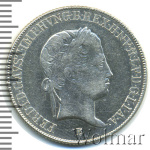 Венгрия 20 крейцеров, 1842 (20 крейцеров. Венгрия 1842г. В. Ag.)