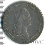 Саксония ⅔ талера, 1790 (2/3 талера. Германия. Саксония 1790г. Ag.)