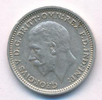 Великобритания 3 пенса, 1936 (3 пенса. Великобритания 1936)