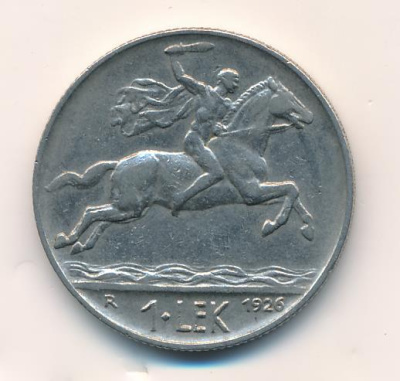 Албания 1 лек, 1926 (1 лек. Албания 1926)