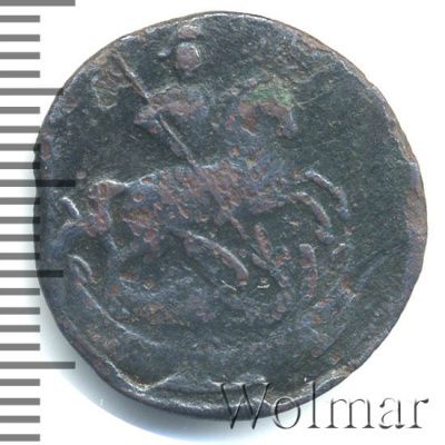 Денга 1759 г. Елизавета I. (Денга 1759г. Cu.)