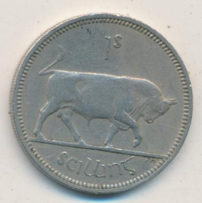 Ирландия 1 шиллинг, 1966 (1 шиллинг. Ирландия 1966)