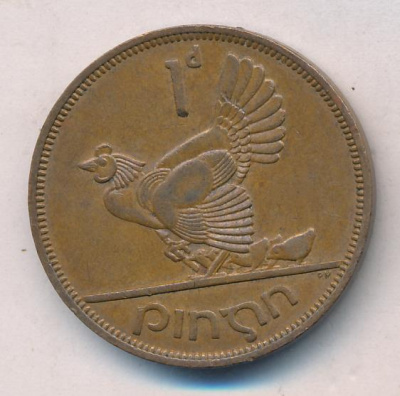 Ирландия 1 пенни, 1964 (1 пенни. Ирландия. 1964)