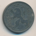 Бельгия 1 франк, 1945 (1 франк. Бельгия 1945)